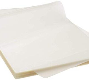 RBHK Thermal Laminating Pouches, 500-Pack, 8.9 x 11.4 inches, Letter Size Sheets, Clear, 3-Mil