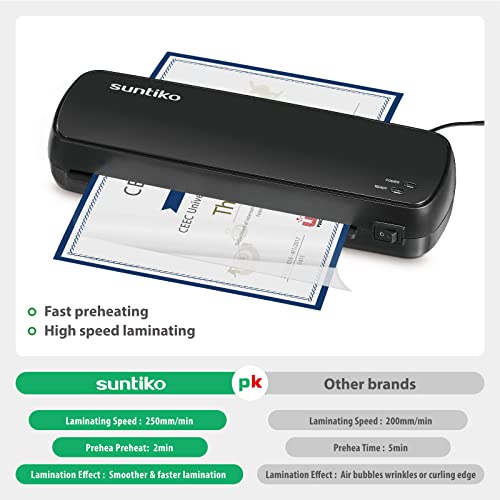 Laminator Machine, Quick Warm-Up, Fast Laminating, 4 in 1 Thermal Laminator, Laminating of A4/A5/A6 for Home Office School Use