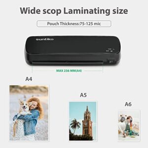 Laminator Machine, Quick Warm-Up, Fast Laminating, 4 in 1 Thermal Laminator, Laminating of A4/A5/A6 for Home Office School Use