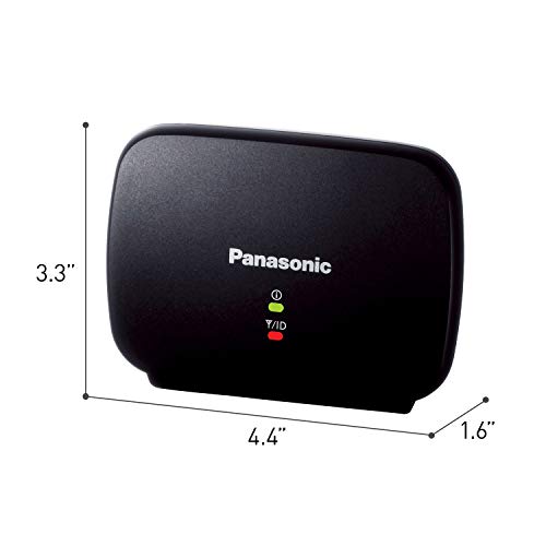 Panasonic KX-TGA407B Range Extender for DECT 6.0 Plus Cordless Phone Systems Landline Telephone Black