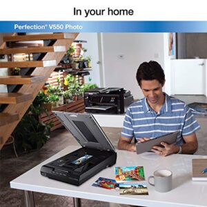 Epson Perfection V550 Color Photo, Image, Film, Negative & Document Scanner with 6400 DPI Optical Resolution