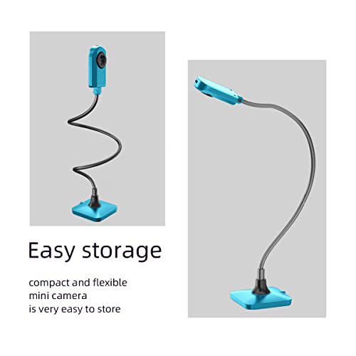 ZSEEWCAM Document Camera (Blue) Ultra High Definition 5MP USB Document Camera — Mac OS, Windows, Chromebook Compatible for Live Demo, Web Conferencing, Distance Learning, Remote Teaching