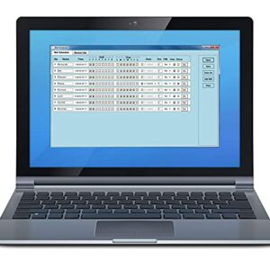 Linortek Netbell-2-2Buz TCP/IP Network Break Buzzer System with Two 4” Extra Loud Buzzers for Industrial Factory Warehouse Lunch Break Time Alert Signalling w/Web-Based Scheduling Software