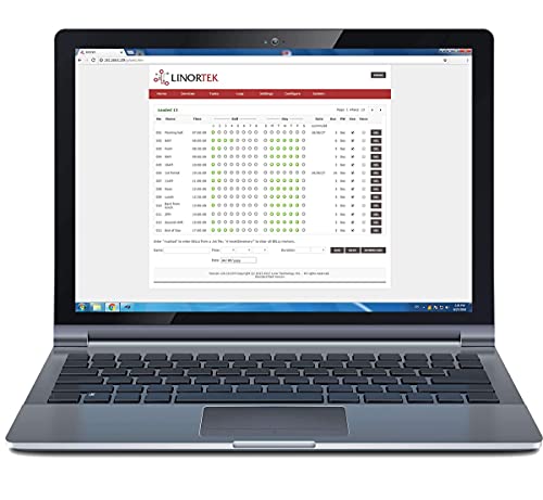 Linortek Netbell-2-2Buz TCP/IP Network Break Buzzer System with Two 4” Extra Loud Buzzers for Industrial Factory Warehouse Lunch Break Time Alert Signalling w/Web-Based Scheduling Software