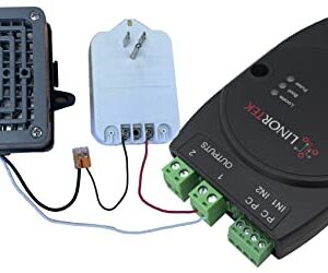 Linortek Netbell-2-2Buz TCP/IP Network Break Buzzer System with Two 4” Extra Loud Buzzers for Industrial Factory Warehouse Lunch Break Time Alert Signalling w/Web-Based Scheduling Software