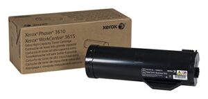 xerox phaser 3610/ workcentre 3615 black extra high capacity toner cartridge (25,300 pages) – 106r02731