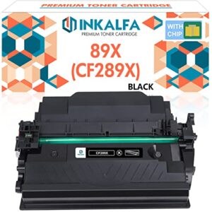 CF289X 89X Black Toner Cartridge: (with Chip) Replacement for HP 89X CF289X CF289A 89A Enterprise M507 M507n M507dn M507x MFP M528dn M528f M528c M528z M528 Series Printer Ink (Black 1-Pack)