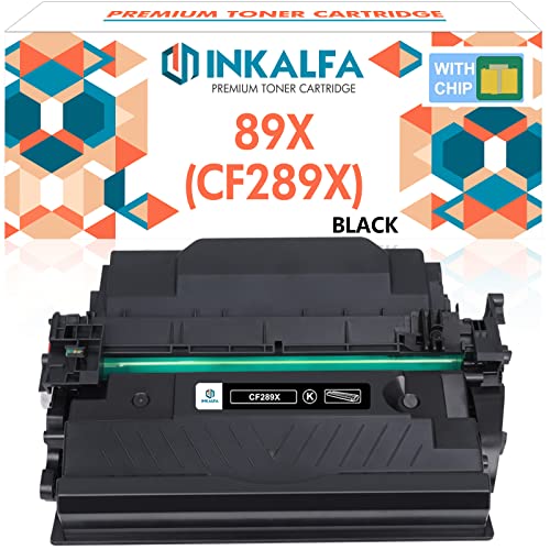 CF289X 89X Black Toner Cartridge: (with Chip) Replacement for HP 89X CF289X CF289A 89A Enterprise M507 M507n M507dn M507x MFP M528dn M528f M528c M528z M528 Series Printer Ink (Black 1-Pack)