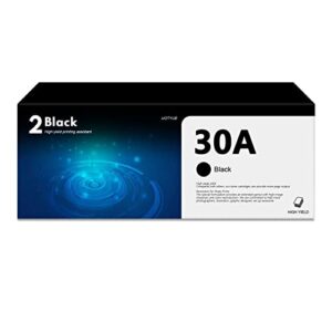 30a black toner cartridge cf230a(2-pack) – uotyu compatible 30a cf230a black toner replacement for hp pro m203dn m203dw m203d mfp m227sdn m227fdw m230sdn m230fdw m227fdn m227d printer