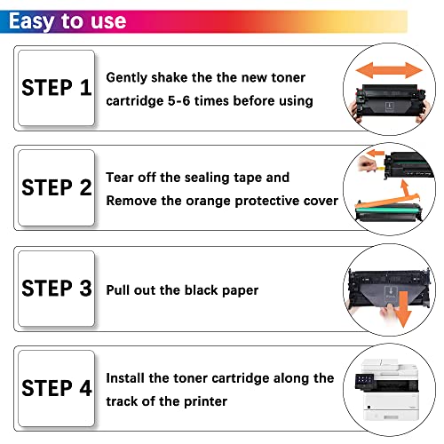 CHENPHON Compatible Toner Cartridge Replacement for Canon 057(3009C001) 2-Pack Black with Canon imageCLASS MF445dw MF448dw MF449dw MF455dw LBP226dw LBP227dw LBP228dw Laser Printer