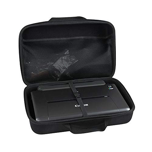 Hermitshell Hard Travel Case for Canon PIXMA TR150 / iP110 Wireless Mobile Printer (Case for Canon TR150 / iP110 + Battery)