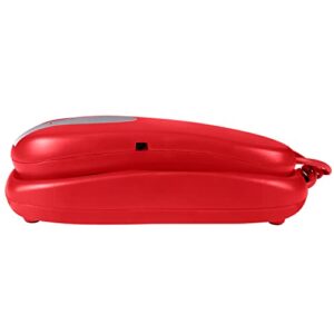 Slimline Red Colored Phone for Wall Or Desk with Memory