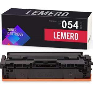 lemero 054 black compatible toner cartridge replacement for canon 054 054h crg-054 for color imageclass mf642cdw mf644cdw lbp622cdw mf641cdw laser printers (black 1-pack)