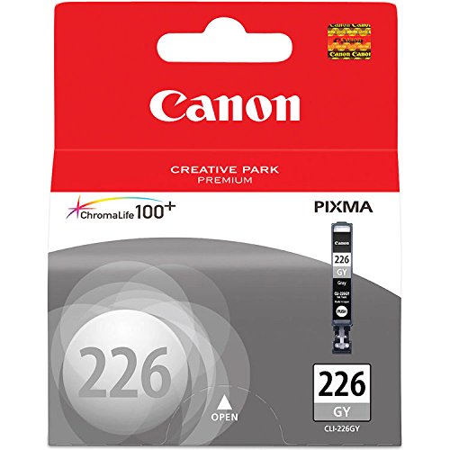 Genuine Canon PGI-225/CLI-226 Ink Tank Combo Pack (4530B008) + Canon CLI-226 Black Ink Tank (4546B001) + Canon CLI-226 Gray Ink Tank (4550B001)