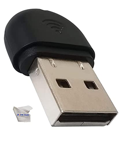 Yealink WF40 USB Wi-Fi Dongle Adapter for SIP IP Phones- Compatible Models - T27G, T29G, T46G, T48G, T41S, T42S, T46S, T48S, T52S, T54S- Global Teck Microfiber Cloth