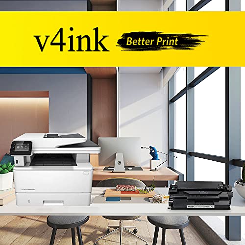 v4ink 4PK Compatible 26X Toner Cartridge Replacement for 26X CF226X 26A CF226A Toner High Yield Black Ink for Pro M402n M402dn M402dne M402dw MFP M426fdw M426fdn M426dw M402 M426 Printer