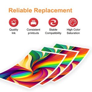 EZUZ Remanufactured Ink Cartridge Replacement for HP 63XL 63 XL Combo Pack for HP OfficeJet 3830 4650 5255 Envy 4520 Printer (1 Black 1 Tri-Color)