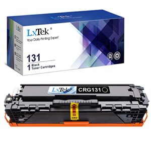lxtek compatible toner cartridge replacement for canon 131 131h to compatible with laserjet cp1525nw cm1312nfi imageclass mf624cw mf8280cw mf628cw lbp7110cw printer (black, 1 pack-high yield)