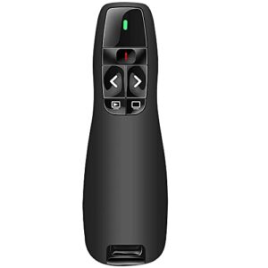 presentation clicker for powerpoint presentation remote, rf 2.4ghz wireless presenter remote usb google slide advancer ppt powerpoint clicker for mac, keynote, computer, laptop