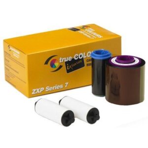 zebra zxp 7 series colour ribbon, 800077-740em (for 250 images(single-sided) or 125 images (dual-sided))