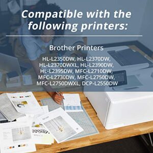 Arthur Imaging WITH CHIP Compatible Toner Cartridge Replacement for Brother TN760 TN 760 TN730 to use with HL-L2350DW HL-L2395DW HL-L2390DW HL-L2370DW MFC-L2750DW MFC-L2710DW DCP-L2550DW (Black 1Pack)