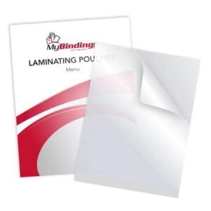 mybinding clear high touch am thermal laminating pouches – 4 mil thick, 9 inch x 14.5 inch, legal size, 100 pack (02ab914504bx)