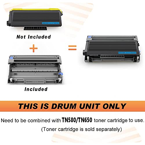 v4ink Compatible Drum Replacement for Brother DR520 DR620 1Pack for DCP-8060 8065 8080 8085 HL-5240 5250 5270 5280 5340 5350 5370 5380 MFC-8460 8480 8660 8670 8680 8690 8860 8870 8880 8890 (Not Toner)