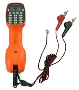tempo communications tm-700 butt set/lineman telephone test set with lcd display – professional grade (latest model)