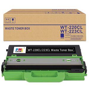 1 pack compatible for brother wt-220cl waste toner box wt-223cl waste toner box replacement for mcf-9340cdw hl-3140cw 3170cdw l3210cw l3230cdw l3270cdw 9130cw l3290cdw mfc-l3710cw l3770cdw