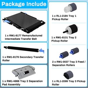 Ademon CC468-67927 CC468-67907 Transfer Kit for hp Color Laserjet M570/M575/CM3530/CP3525 Printers Includes RM1-8177 ITB,CC468-67914 Transfer Roller and CC468-67924 Roller Kit