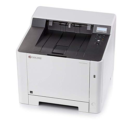 Kyocera ECOSYS P5026cdw Color Network Laser Printer, 27 ppm, Standard 1200dpi, Standard Duplex, Gigabit Ethernet, USB, Wireless & Wi-Fi Direct, Mobile Print, 512 MB Memory, 2 Line LCD Screen