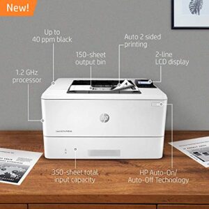 HP Laserjet Pro M404dn Monochrome Laser Printer with Built-in Ethernet & Double-Sided Printing, Amazon Dash Replenishment Ready (W1A53A) (Renewed)