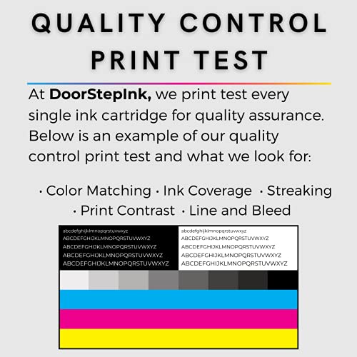 DoorStepInk Remanufactured in The USA Ink Cartridge Replacements for Printers Canon PG-260XL 260 XL CL-261XL 261 XL Black Color 2 Pack Cartridges for Printer PIXMA TR7020 TS5320 TS6420