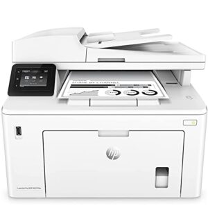 hp laserjet pro mfp m227fdw monochrome all-in-one wireless laser printer, print&copy&scan&fax, 1200×1200 dpi, 30 ppm, duplex & mobile printing, 2.7″ color touchscreen display, lanbertent printer cable