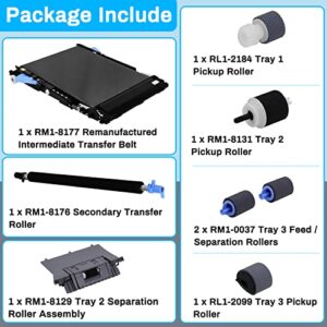 CF081-67904 RM2-7448 Transfer Belt Kit for hp Color Laserjet M551 Includes RM1-8177 ITB, CF081-67907 Transfer Roller and CF081-67903 Roller Kit