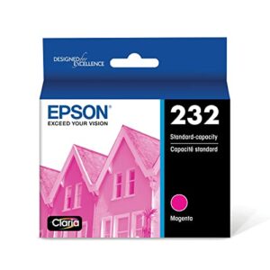 epson t232 magenta ink cartridge, standard capacity