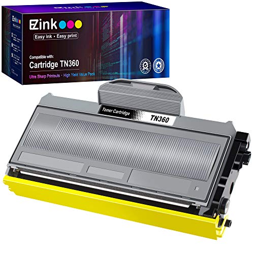 E-Z Ink(TM Compatible Toner Cartridge Replacement for Brother TN330 TN360 TN-330 TN-360 High Yield Compatible with DCP-7040 DCP-7030 MFC-7840W HL-2140 MFC-7340 MFC-7440N HL-2170W HL-2150N (1 Black)