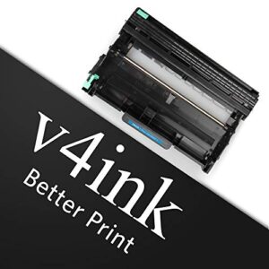 v4ink Compatible Toner Cartridge and Drum Unit Replacement for Brother TN450 TN420 DR420 use with HL-2270dw HL-2280dw HL-2230 HL-2240d MFC-7240 MFC-7360n MFC-7860dw 3 Packs (1 Drum+2 Toner) (Black)