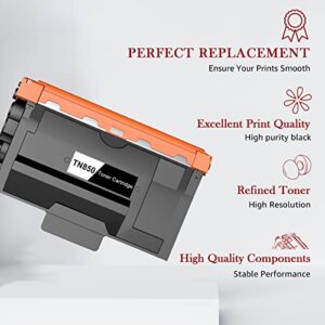 Toner Kingdom Compatible TN850 Toner Cartridge Replacement for Brother TN850 TN 850 TN-850 TN820 TN 820 TN-820 for MFC-L5900DW HL-L6200DW MFC-L5850DW MFC-L6700DW HL-L6200DWT Printer (Black, 2-Pack)