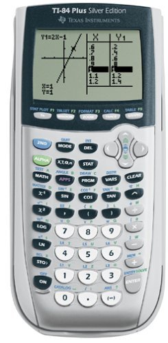 Texas Instruments TI-84 Plus Silver Edition Graphing Calculator, Silver (Renewed)