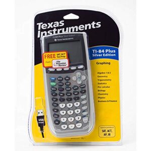 Texas Instruments TI-84 Plus Silver Edition Graphing Calculator, Silver (Renewed)