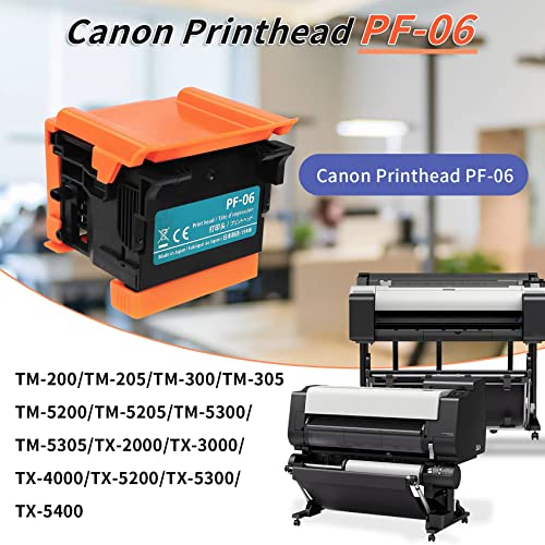 Ademon Printhead (PF-06) Compatible with Canon TA-20/TA-30/TA-5200/TA-5300/TM-200/TM-205/TM-300/TM-305/TM-5200/TM-5205/TM-5300/TM-5305/TX-2000/TX-3000/TX-4000/TX-5200/TX-5300/TX-5400
