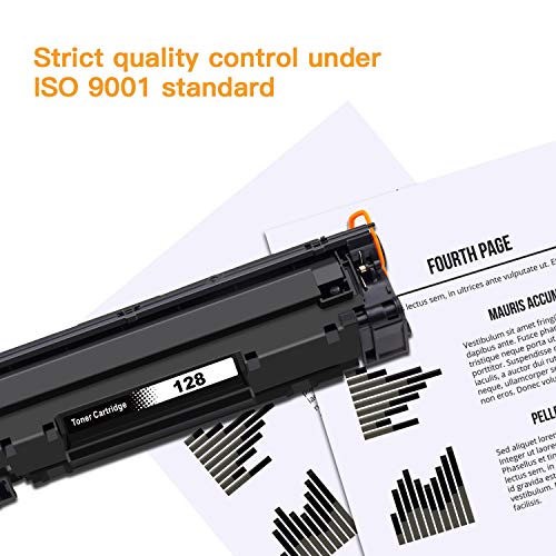 E-Z Ink (TM) Compatible Toner Cartridge Replacement for Canon 128 CRG128 3500B001AA to use with ImageClass D530 (Black, 2 Pack)