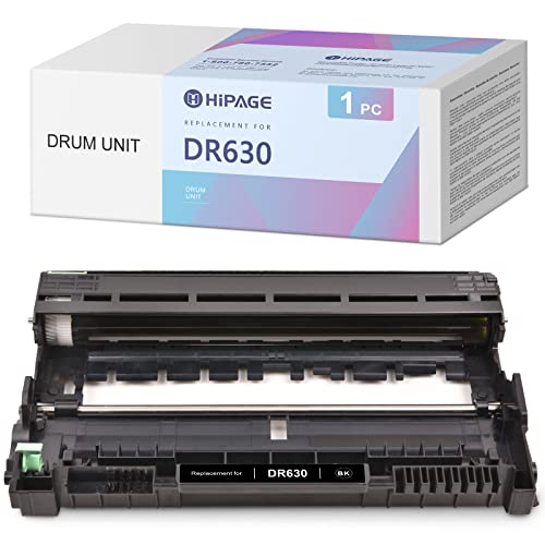 HIPAGE DR-630 Compatible Drum Unit Replacement for Brother DR630 DR660 use with DCP-L2520DW DCP-L2540DW HL-L2300D HL-L2305W HL-L2320D HL-L2340DW HL-L2360DW HL-L2380DW HL-L2680W (1 Black)