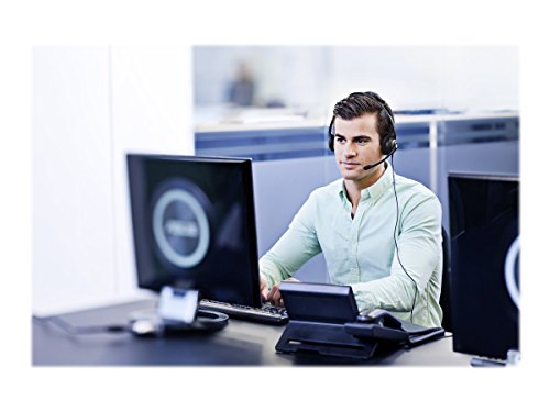 Sennheiser SC 260 USB MS II (506483) - Single-Sided Business Headset | For Skype for Business, Softphone, and PC | with HD Sound, Noise-Cancelling Microphone (Black)