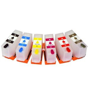 inkxpro 312xl 6 color refill ink cartridges no chip for eps0n xp-15000 15010 printer