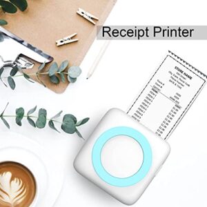 LetSketch Mini Sticker Maker, Thermal Picture Inkless Printer, Sticker Printer, Wireless Bluetooth Receipt Printer, 300DPI for Journal Book/Note/Label/Photo(7 Rolls Thermal Paper)