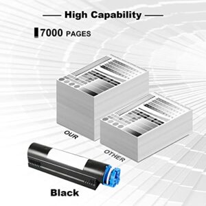 Compatible 45807105 Toner Cartridge Replacement for OKI B412 B432 B512 MB472 MB492 MB562 Toner Black 7000 Pages-1 Pack by W-Print