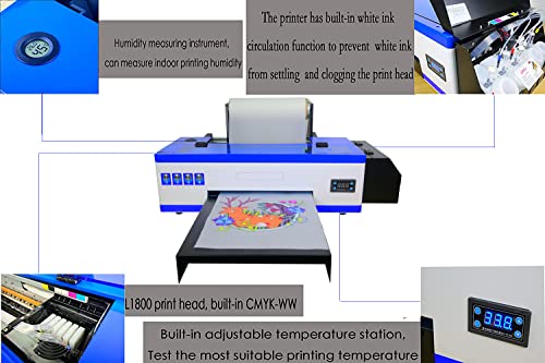 Punehod A3 Dtf Transfer Printer With Roll Feeder Direct To Film Print Preheating Printerl1800 2762