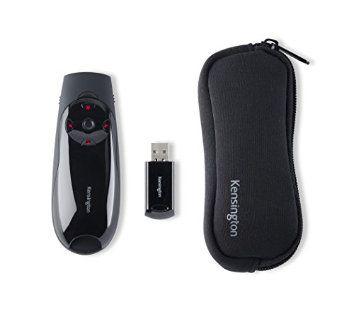 Kensington Expert Wireless Presenter with Red Laser Pointer and Cursor Control (K72425AM)